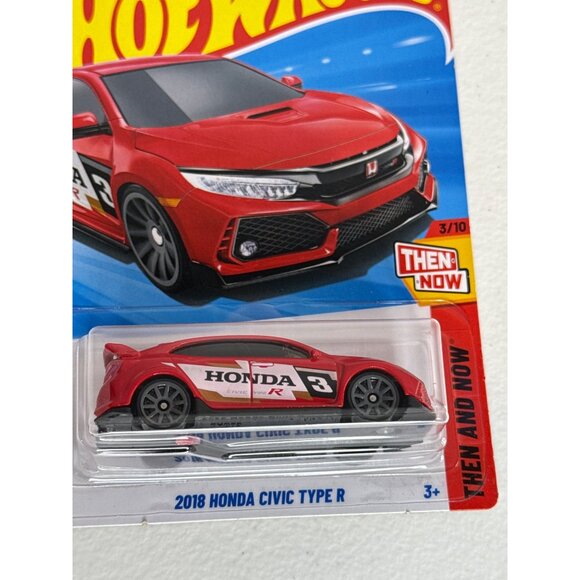 Hot Wheels 2018 Honda Civic Type R Red HW Then and Now 3/10 137/365 1:64 - Picture 3 of 6